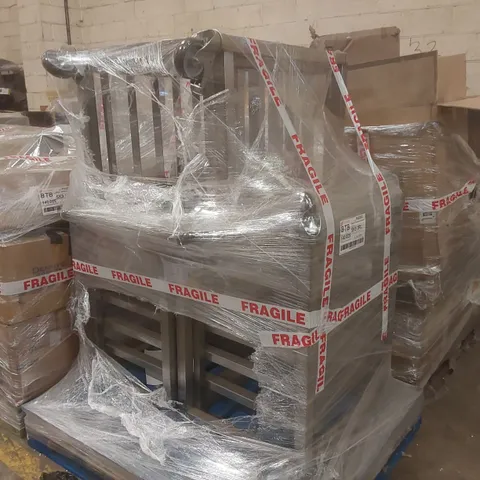 PALLET CONTAINING ASSORTED STAINLESS STEEL COMMERCIAL KITCHEN SHELVES