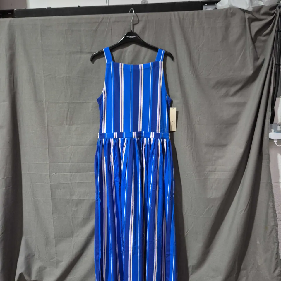 JIGSAW WOMEN'S BLUE STRIPED DRESS – UK SIZE S