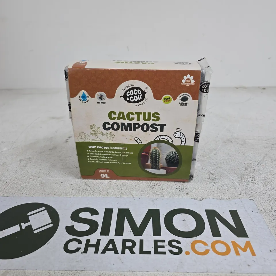 Coco & Coir Cactus and Succulent Compost 9 Litre