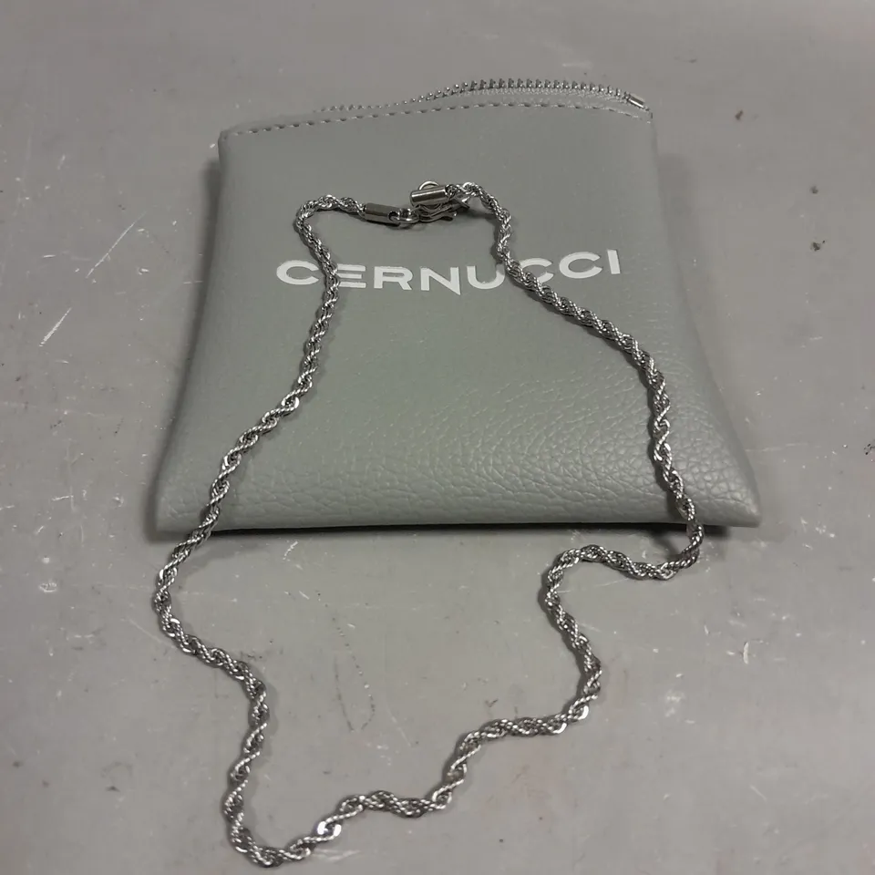 CERNUCCI ROPE CHAIN NECKLACE 