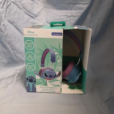 LEXIBOOK DISNEY CLASSICS STEREO HEADPHONES FOR KIDS – BOXED