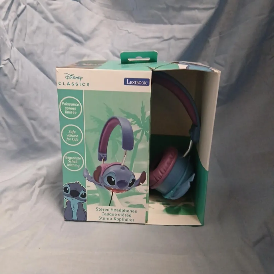 LEXIBOOK DISNEY CLASSICS STEREO HEADPHONES FOR KIDS – BOXED