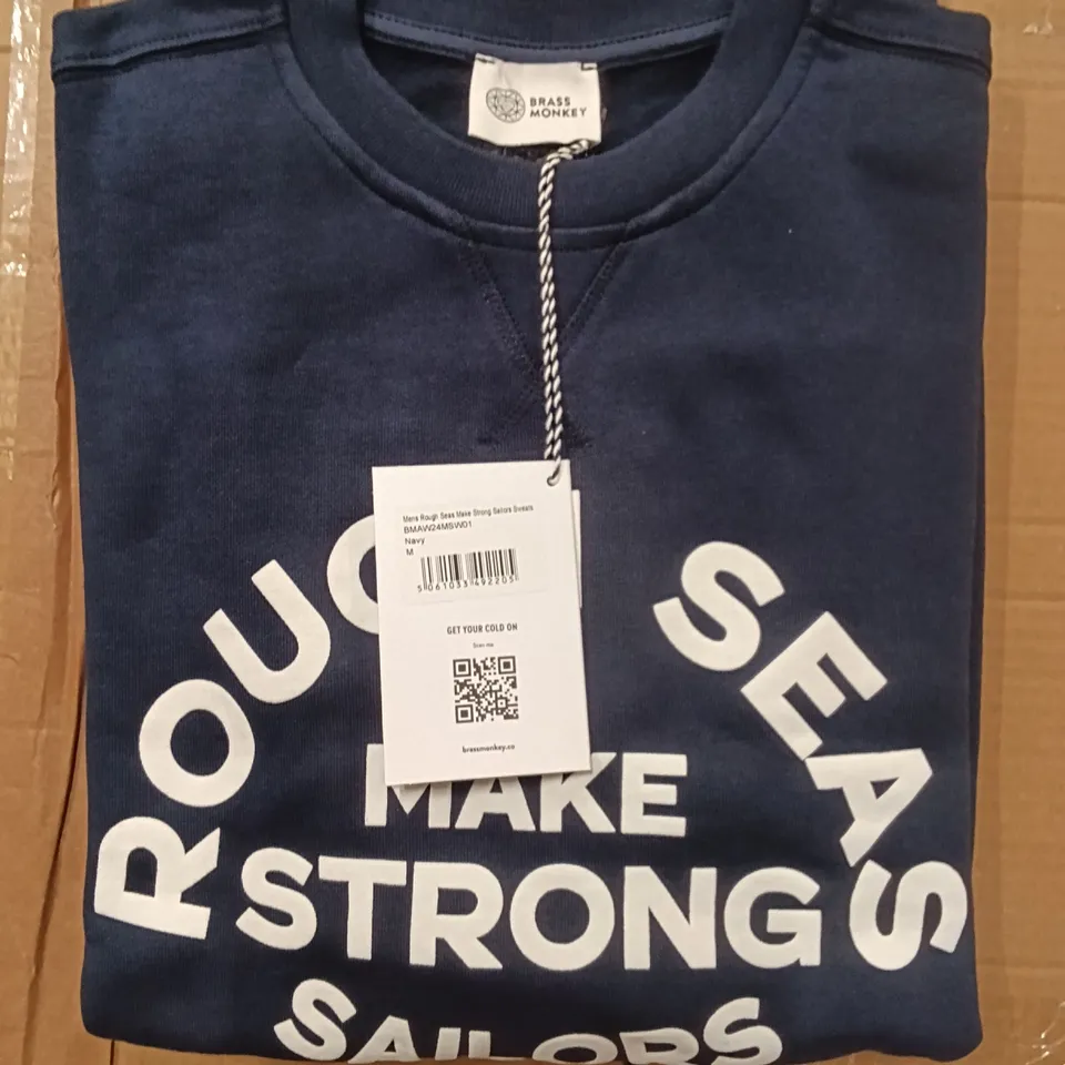 BRAND NEW BRASS MONKEY SWEATS - NAVY SIZE M APPROXIMATELY 12