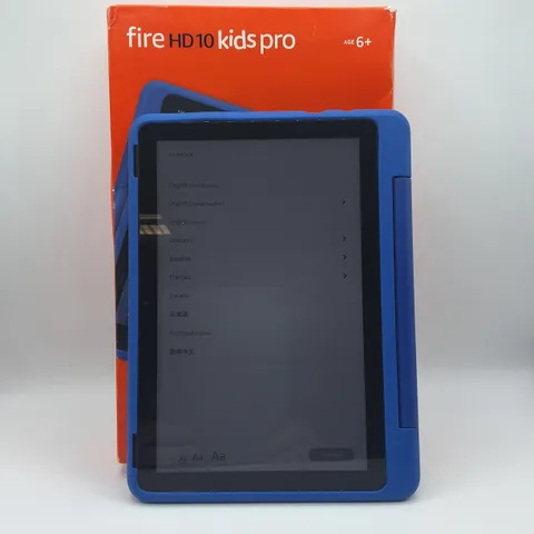 BOXED AMAZON FIRE HD10 KIDS PRO 13TH GEN 32GB TABLET IN BLUE 