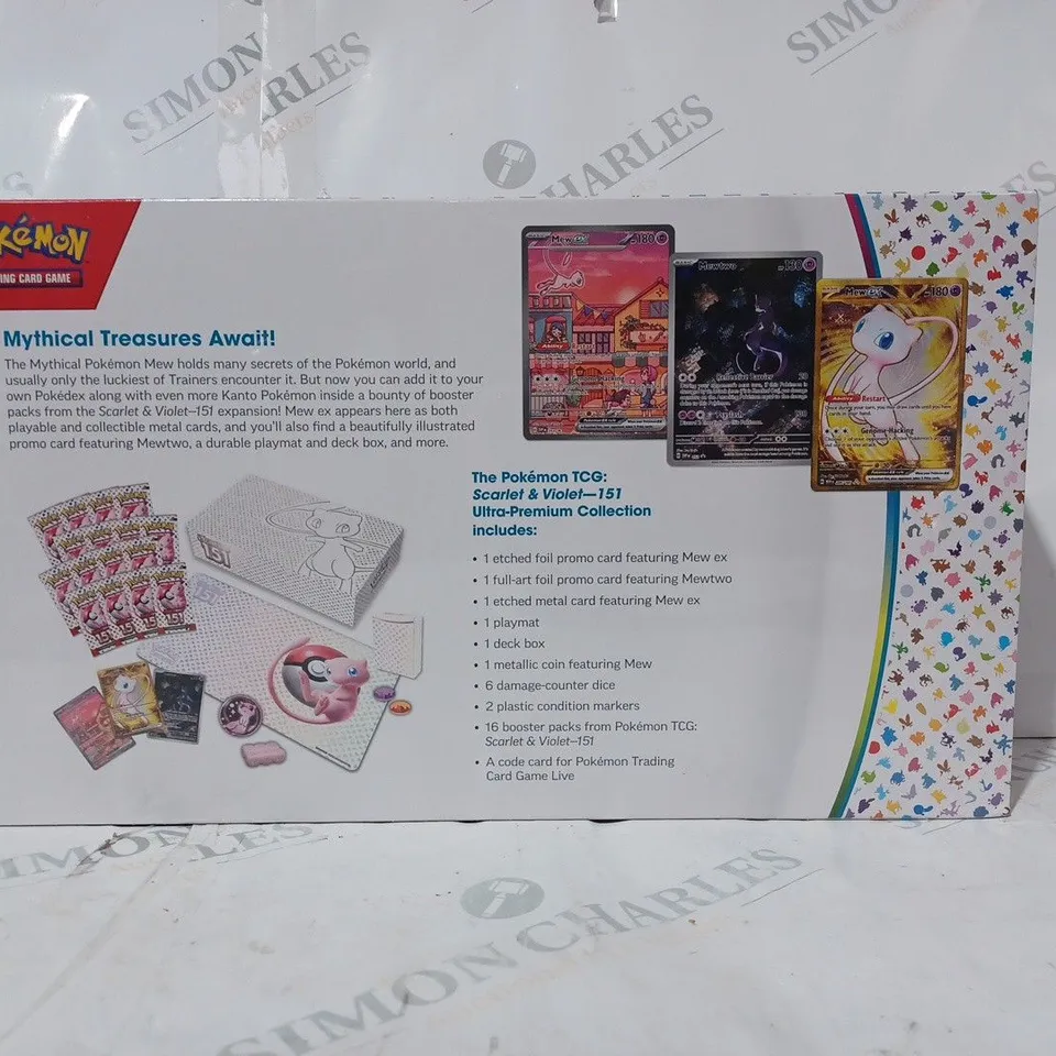 BOXED POKÉMON TRADING CARD GAME SCARLET & VIOLET 151 ULTRA-PREMIUM COLLECTION