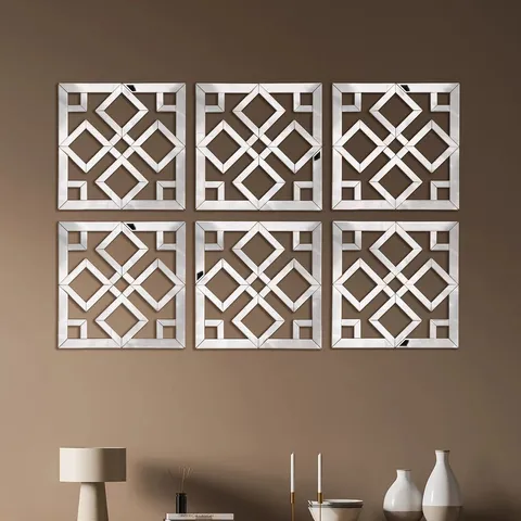 BOXED 6 PIECE WALL DECOR SET
