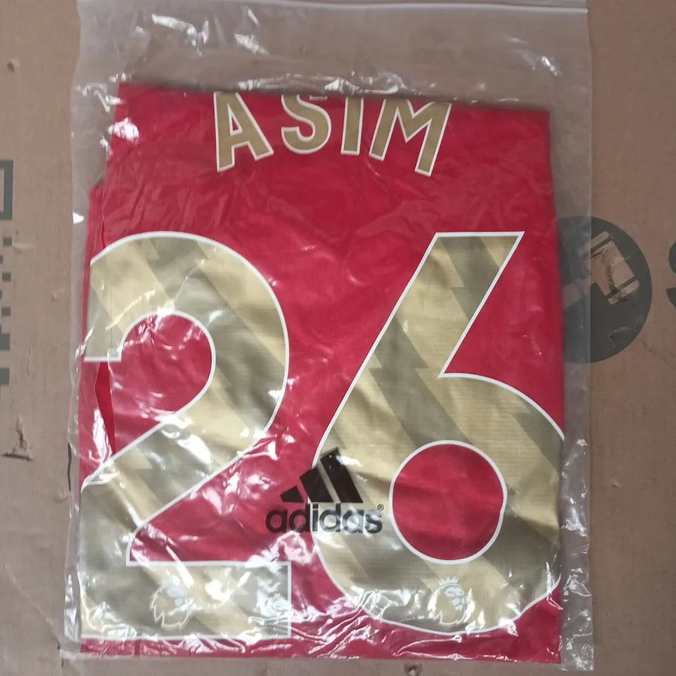 BAGGED ADIDAS ARSENAL HOME JERSEY SIZE LARGE