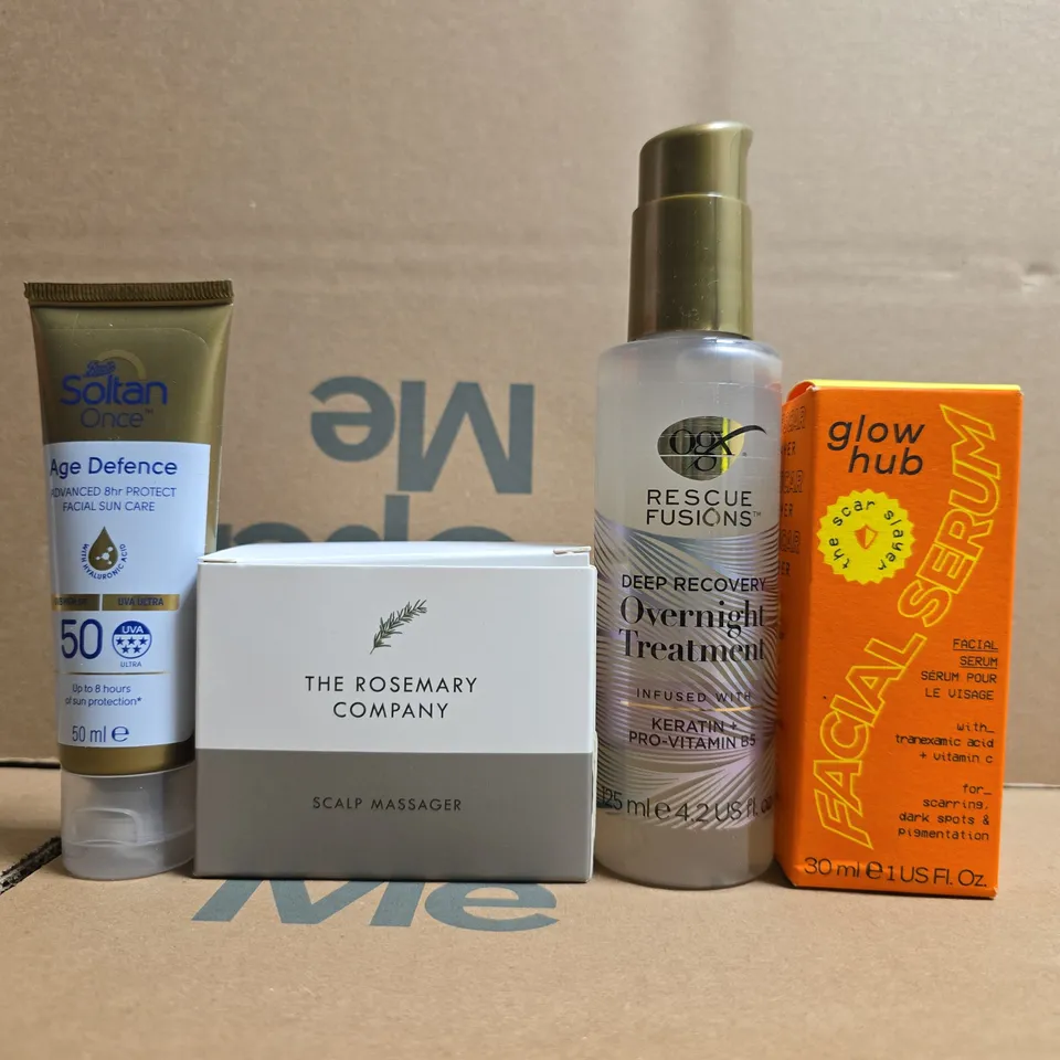 APPROXIMATELY 15 ASSORTED COSMETIC ITEMS TO INCLUDE GLOW HUB, THE ROSEMARY COMPANY, ETC - COLLECTION ONLY