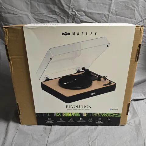 MARLEY REVOLUTION BLUETOOTH TURNTABLE WITH DUST COVER