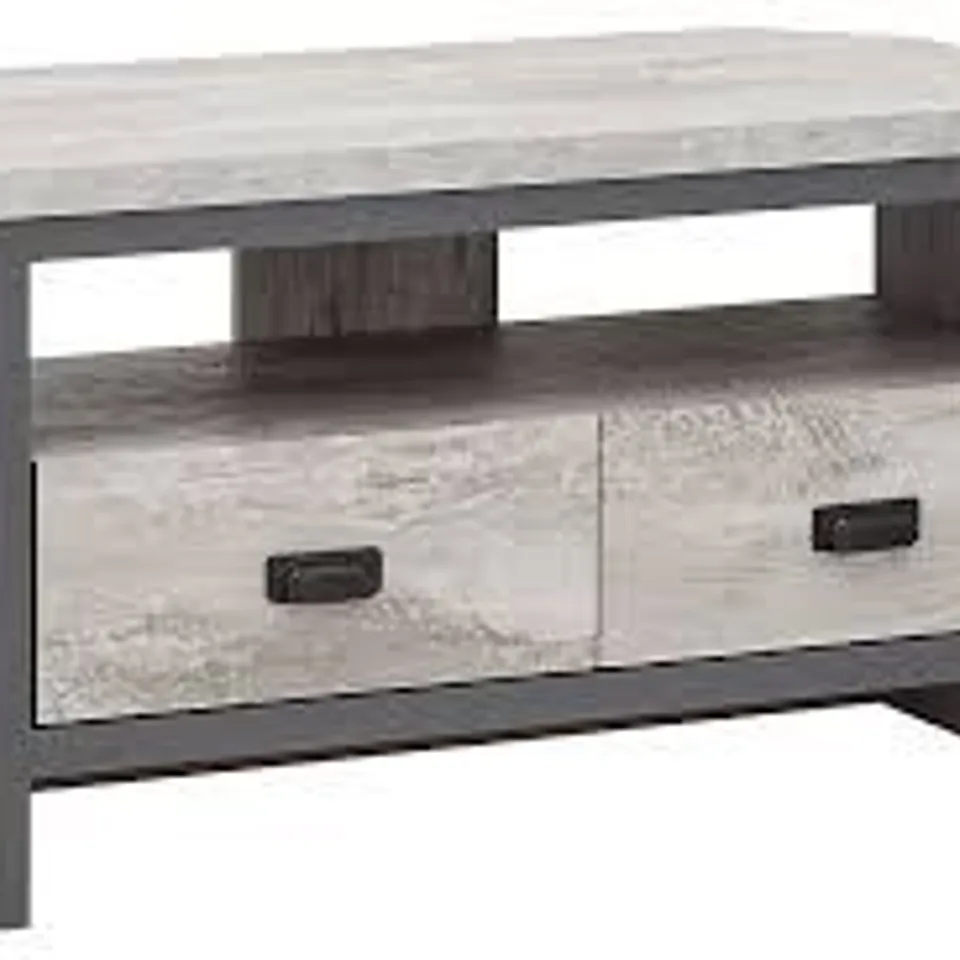 BOXED BOSTON CORNER TV UNIT GREY (1 BOX)