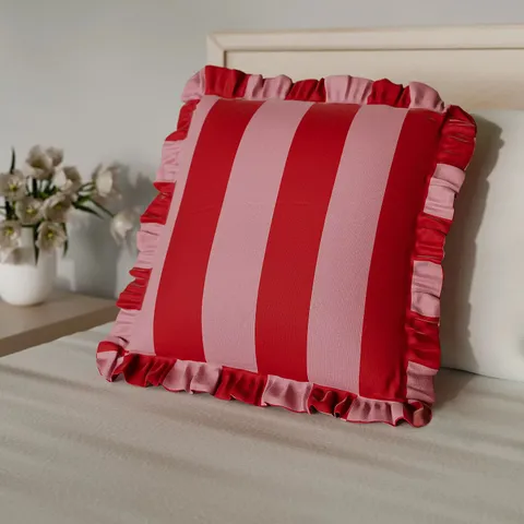 BUNDLEBERRY BY AMANDA HOLDEN STRIPED CUSHION