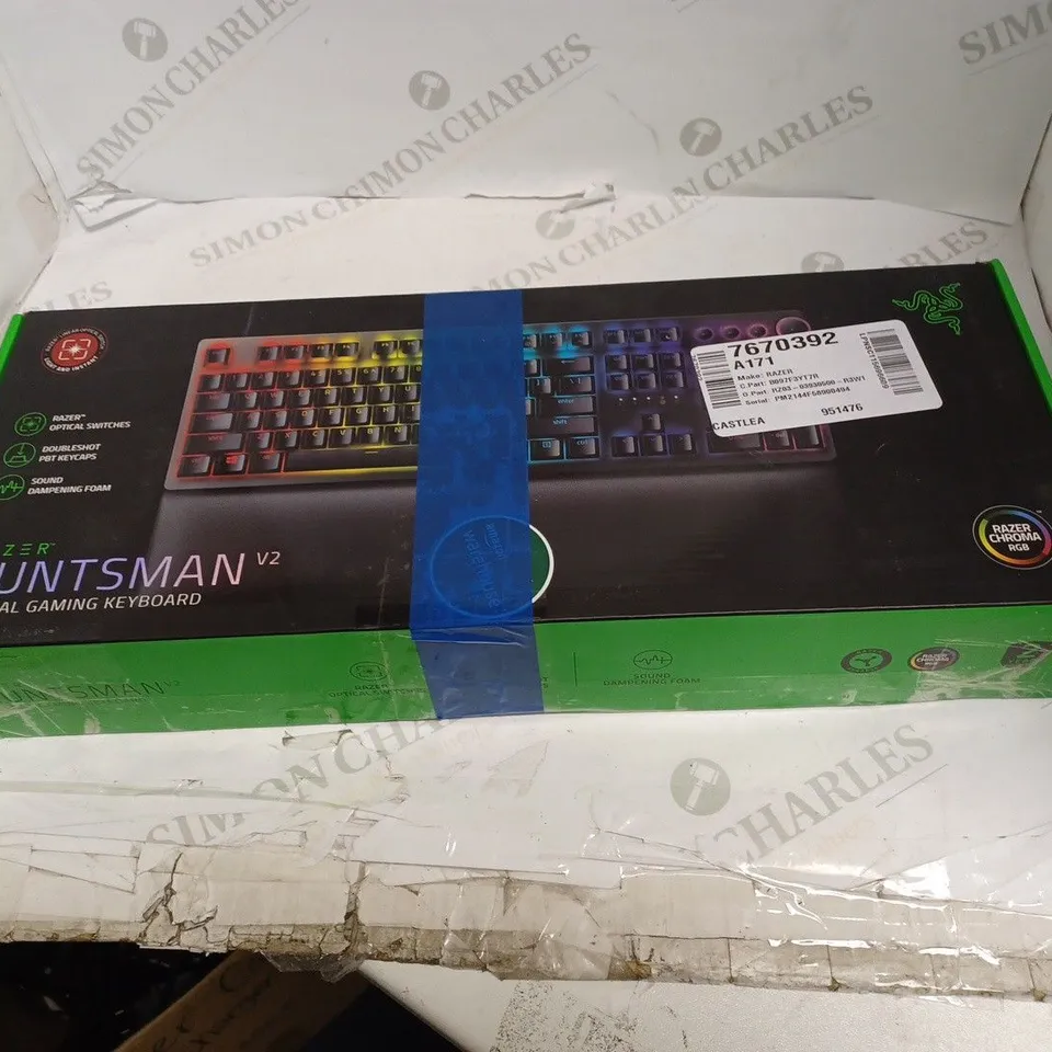 RAZER HUNTSMAN V2 OPTICAL GAMING KEYBOARD 