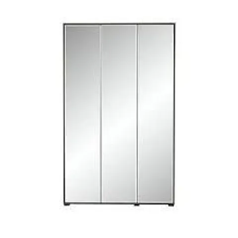 BOXED MILA MIRROR 3-DOOR WARDROBE (3 BOXES)