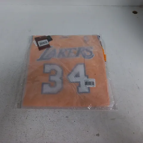 BAGGED NBA SWINGMAN LAKERS HOME JERSEY - L