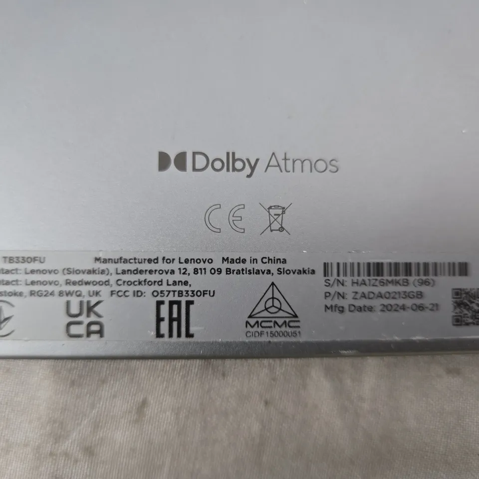 LENOVO TB330FU TABLET