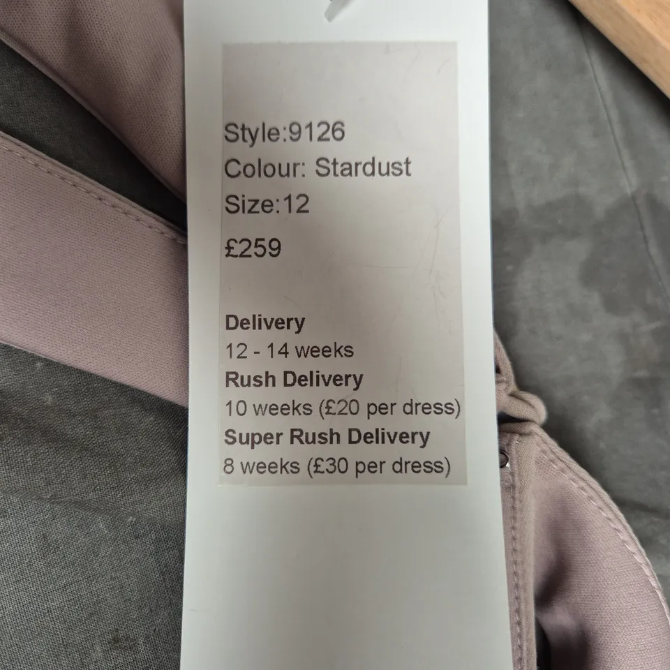 THE WEDDING SHOP STARDUST WEDDING DRESS, SIZE 12
