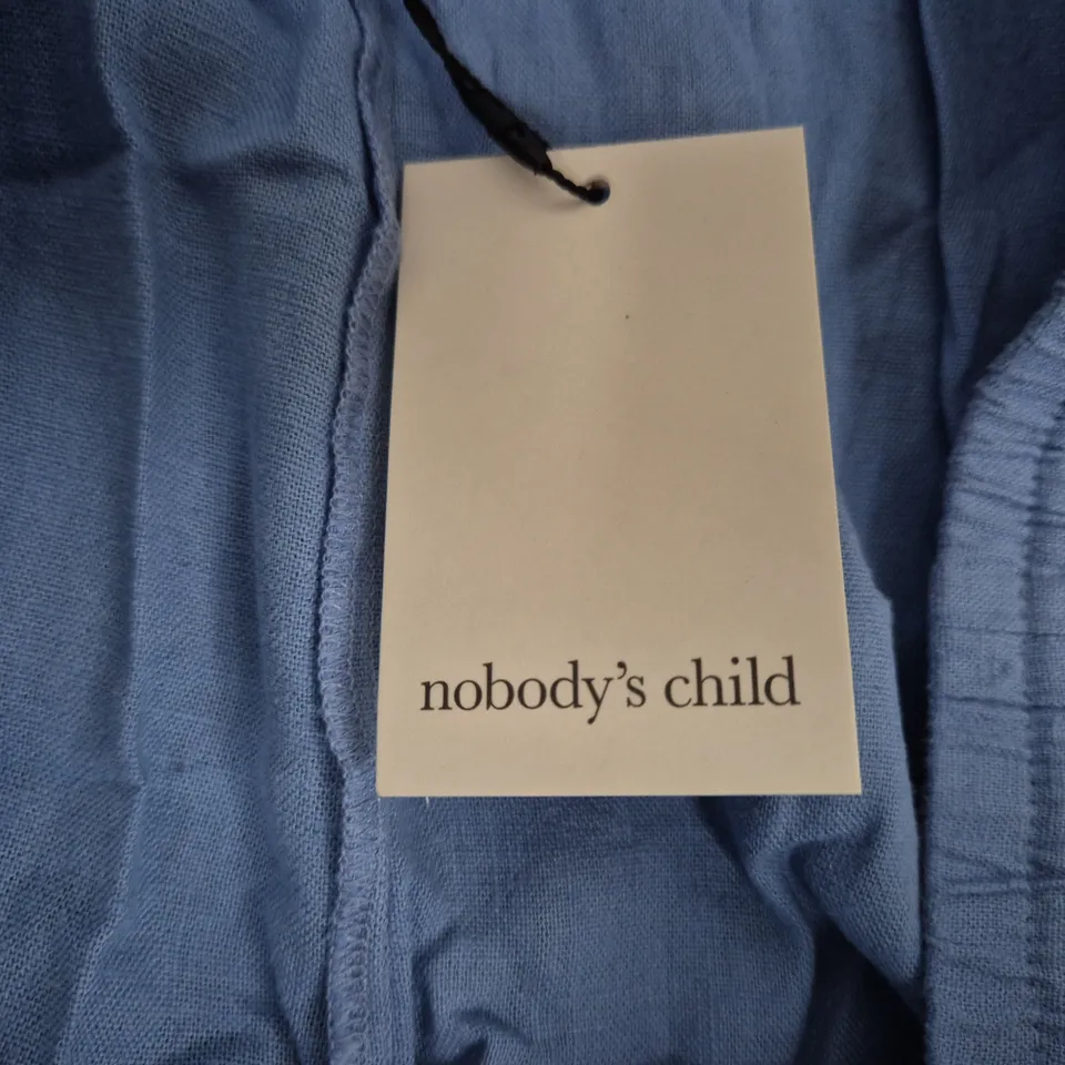 NOBODY'S CHILD JET SHORTS – LINEN BLUE, UK 18