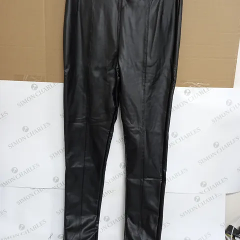 NEW LOOK TALL LOOK LEGGINGS IN BLACK - LARGE