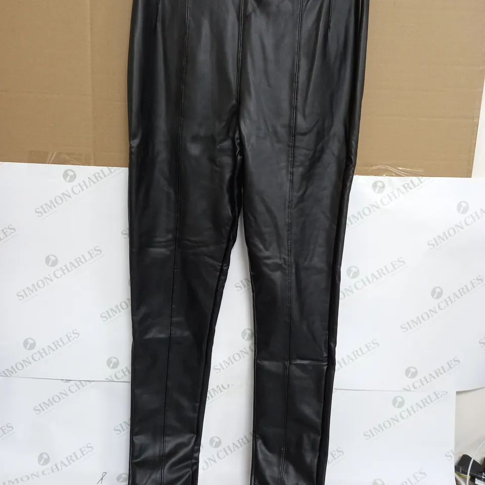 NEW LOOK TALL LOOK LEGGINGS IN BLACK - LARGE