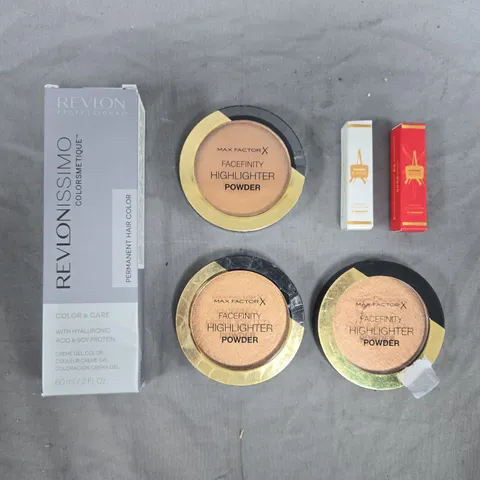 BOX OF APPROXIMATELY 30 MAKE-UP AND COSMETIC PRODUCTS TO INCLUDE AL HARAMAIN, MAX FACTOR X, REVLON, ETC