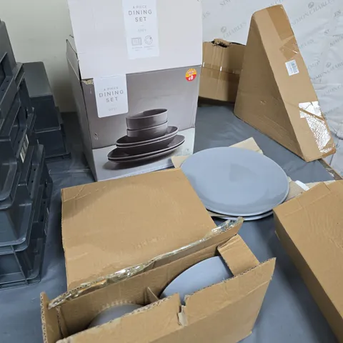 GREY 6-PIECE DINING SET