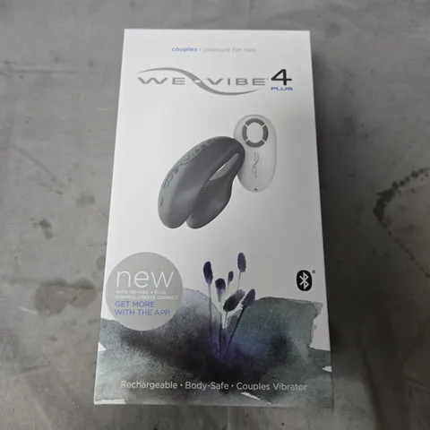 WE-VIBE 4 PLUS COUPLES VIBRATOR – SEALED WITH REMOTE & TRAVEL CASE