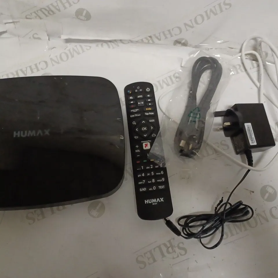 HUMAX AURA UHD FREEVIEW PLAY RECORDER 1TB 