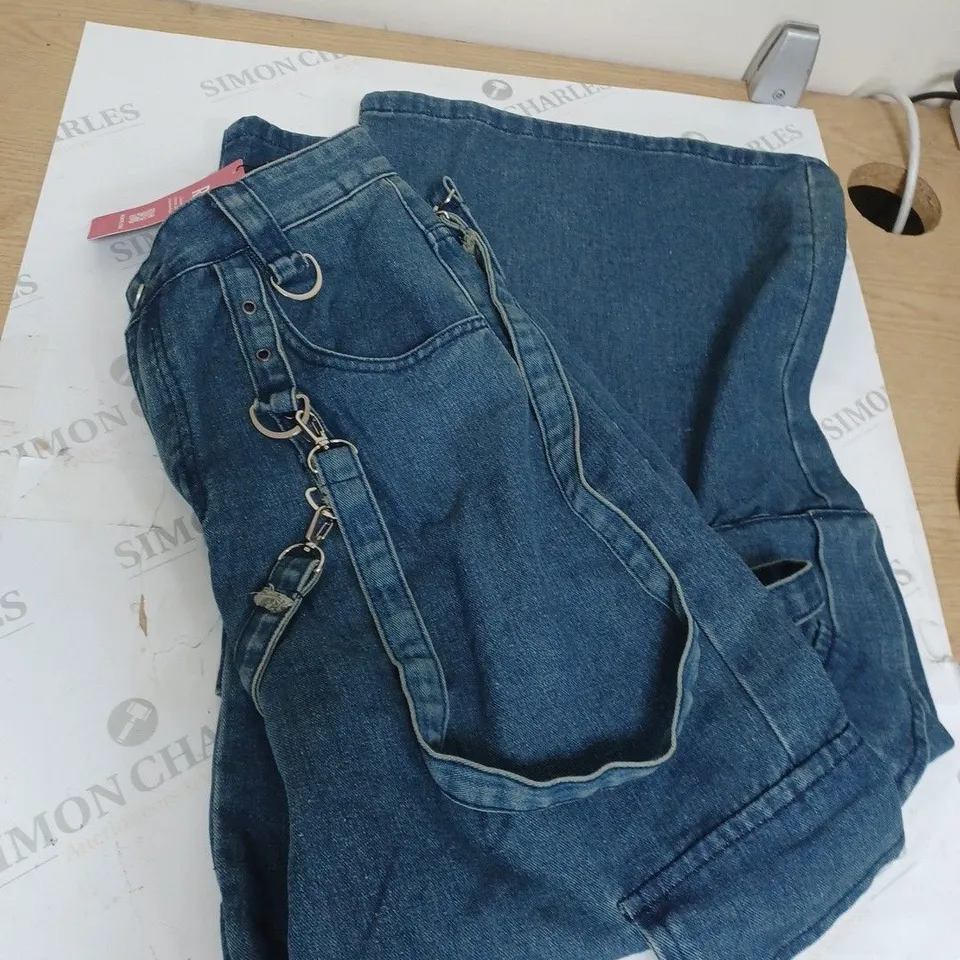 ROMWE DENIM JEANS WITH STRING DESIGN SIZE L
