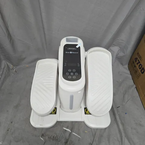 BLISS & BEYOND STEPFIT PORTABLE ELECTRONIC STEPPER - BOXED - WHITE