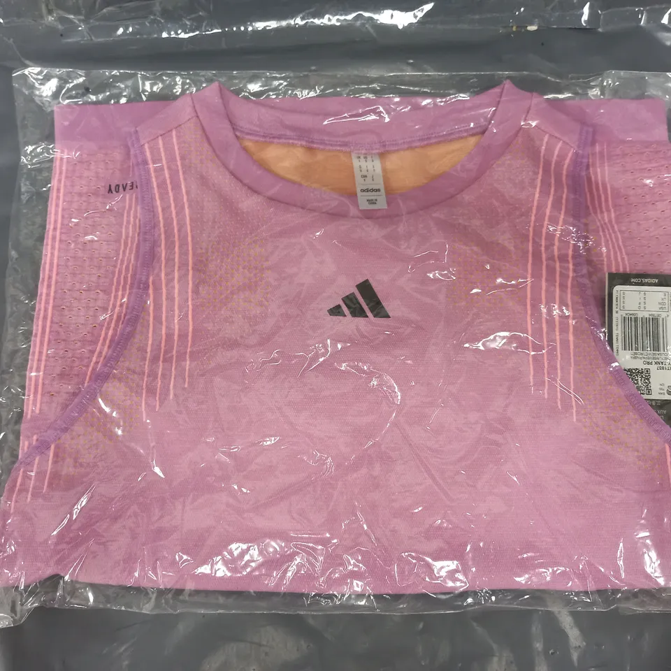 BAGGED ADIDAS Y-TANK PRO TOP IN PURPLE - UK SMALL