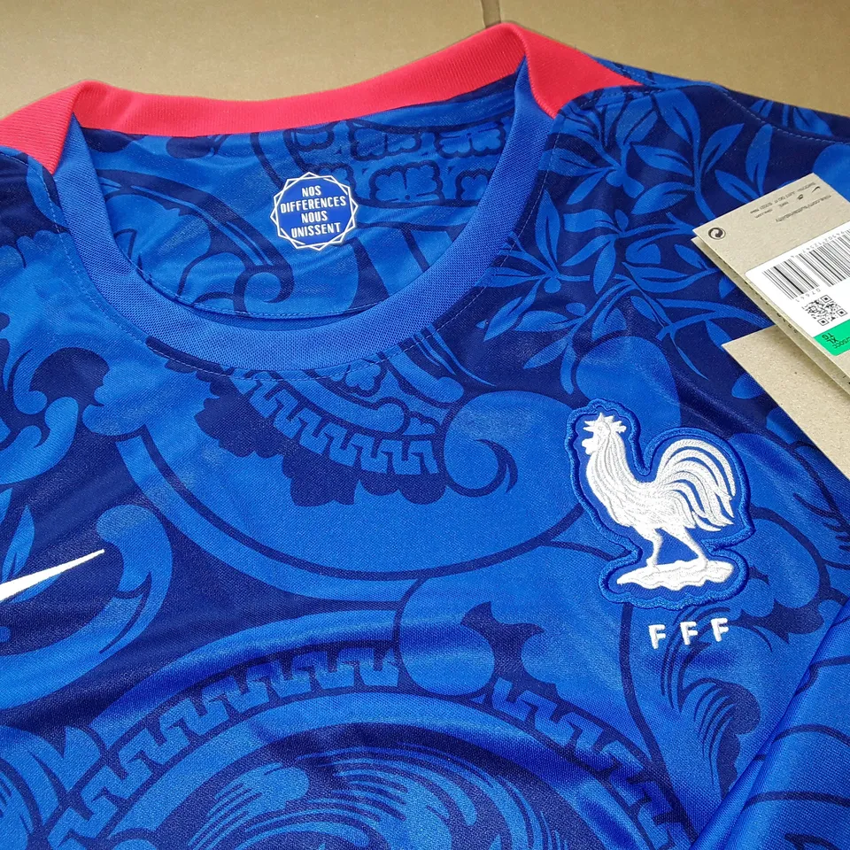 FRENCH FOOTBALL FEDERATION SHIRT IN BLUE - XL