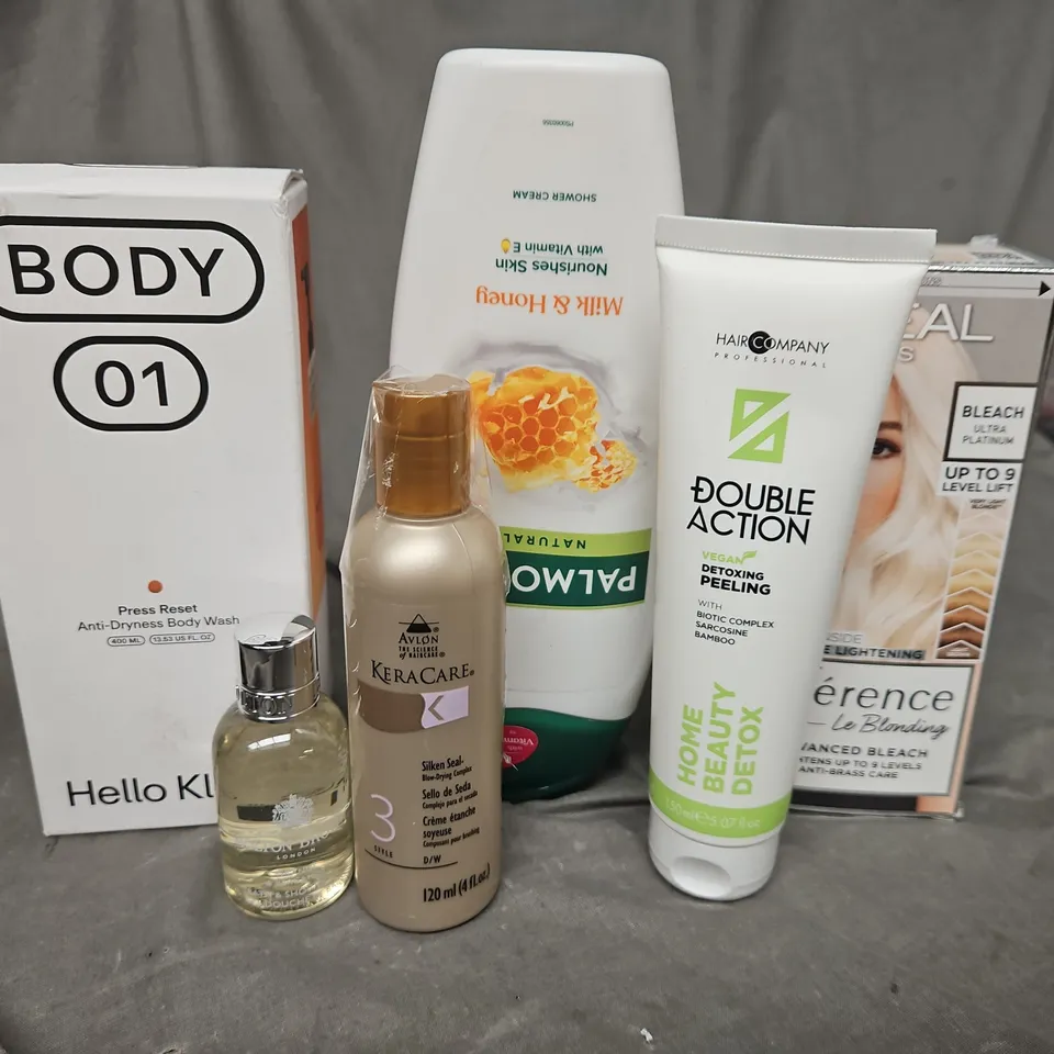 APPROXIMATEY 20 HEALTH AND BEAUTY PRODUCTS TO INCLUD - BODY 01 - HAIR COMPANY - MOLTON BROWN - KERA CARE - ETC
