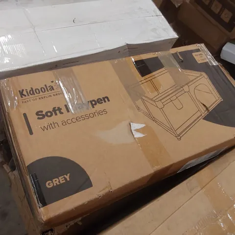 BOXED KIDOOLA SOFT PLAYPEN WITH ACCESSORIES