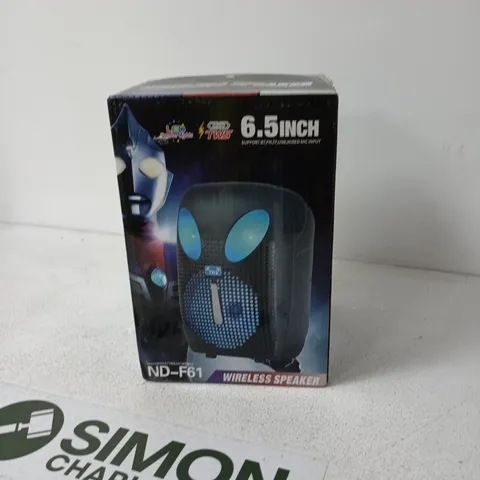 ND-F61 WIRELESS SPEAKER – 6.5 INCH