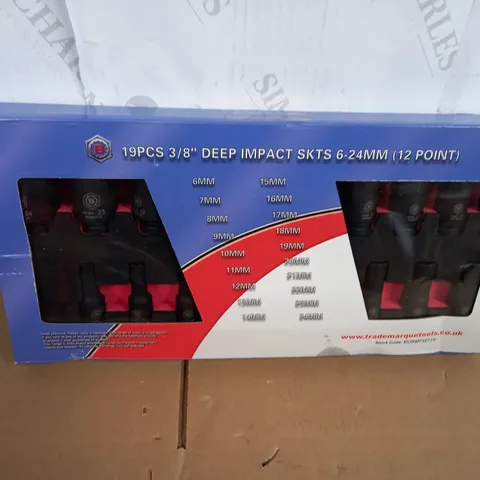 1PPCS 3/8" DEEP IMPACT SKTS 6-24MM