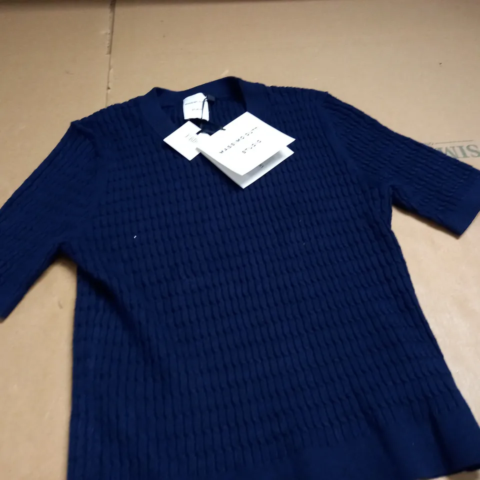 MASSIMO DUTTI STUDIO NAVY KIDS JUMPER - UK 10