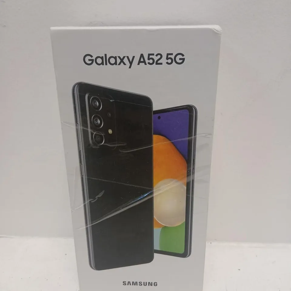 SAMSUNG GALAXY A52 5G SMARTPHONE – BLACK, BOXED