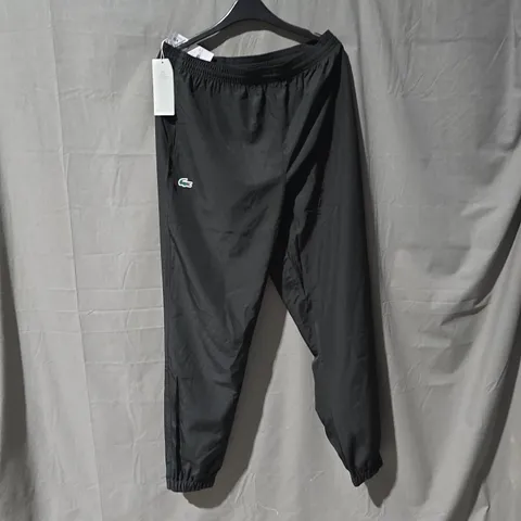 LACOSTE SPORT BLACK TRACK PANTS – MEDIUM
