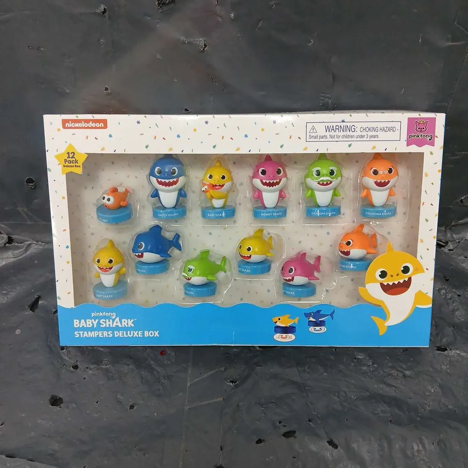 BOXED NICKELODEON BABY SHARK STAMPERS DELUXE BOX 