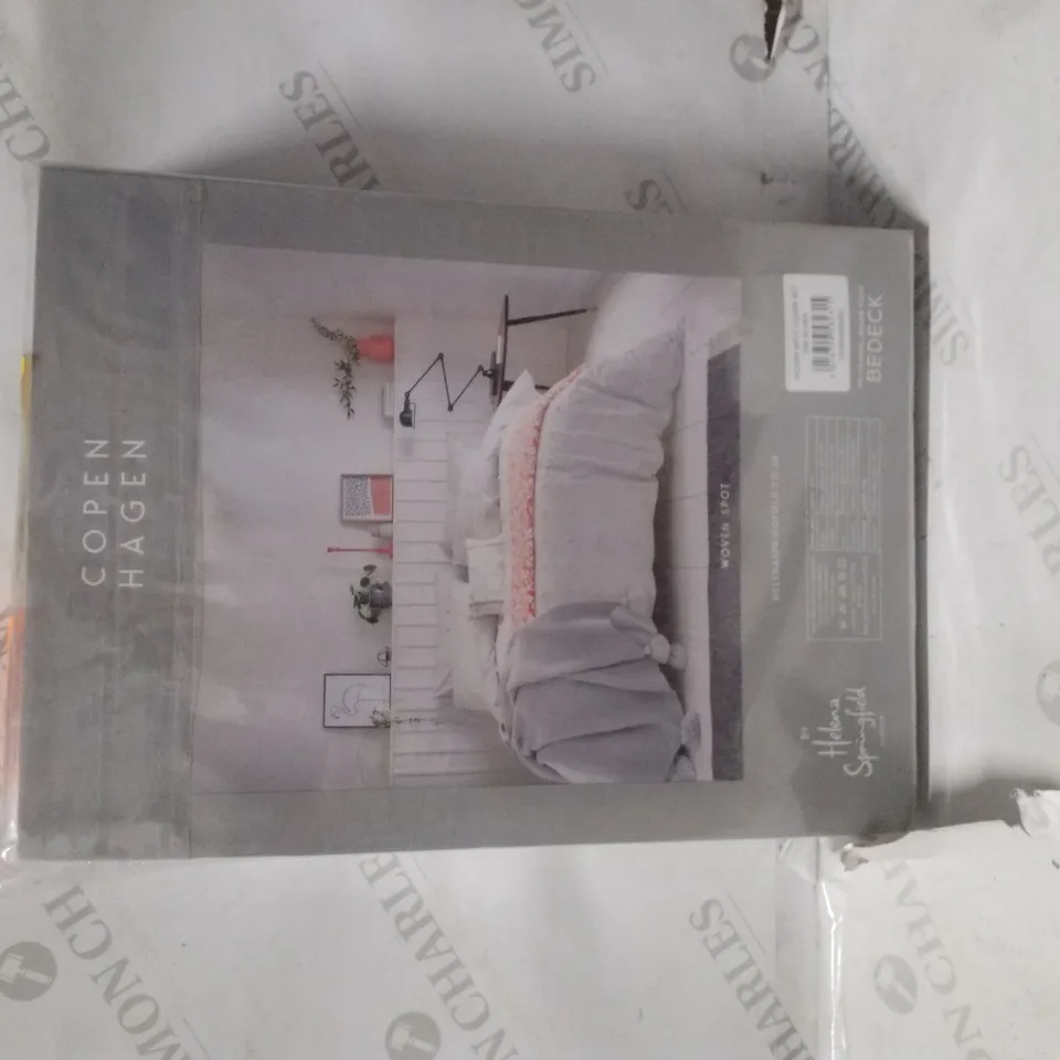 BRAND NEW SEALED WOVEN SPOT DOUBLE DUVET SET 