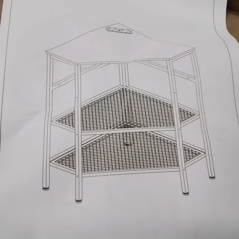 PALLET CONTAINING A LARGE QUANTITY OF BRAND NEW CORNER PRINTER STANDS