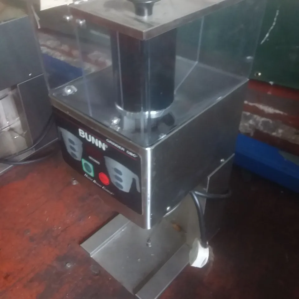 BUNN DIGITAL BREWER CONTROL GRINDER LPG0048978