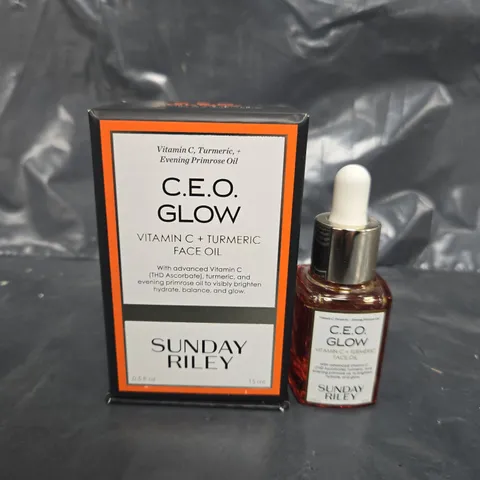 SUNDAY RILEY CEO GLOW VITAMIN C + TURMERIC FACE OIL