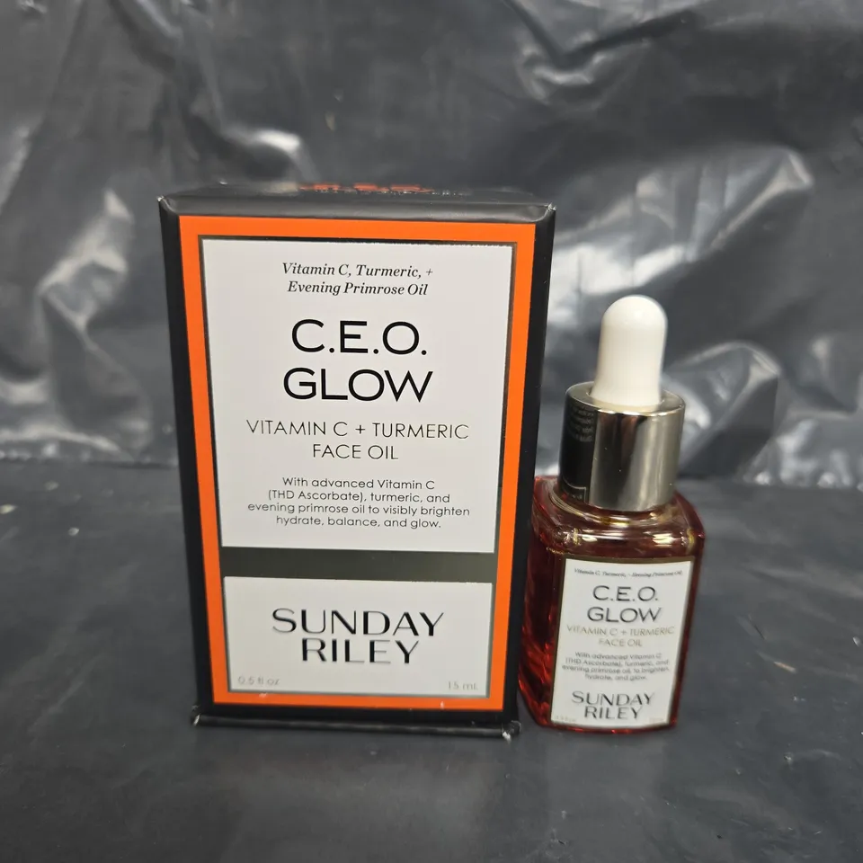SUNDAY RILEY CEO GLOW VITAMIN C + TURMERIC FACE OIL