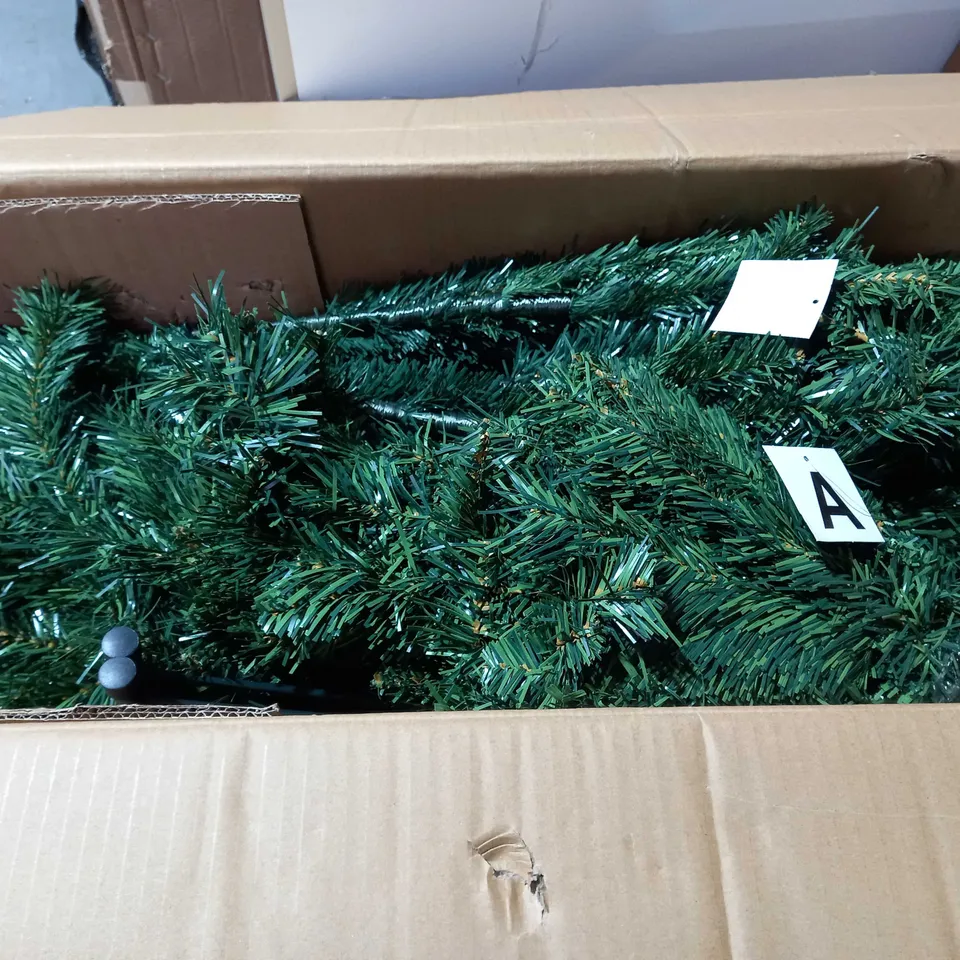 BOXED 6ft GREEN REGAL FIR TREE RRP £74.99