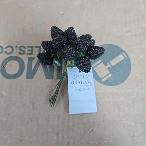 24 BUNCHES OF GISELA GRAHAM BLACKBERRY PICKS 