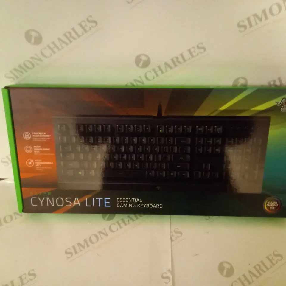 BRAND NEW BOXED RAZER CYNOSA LITE ESSENTIAL GAMING KEYBOARD