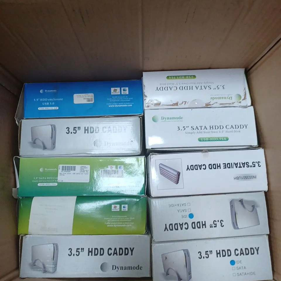 APPROXIMATELY 13 ASSORTED 3.5" HDD CADDIES
