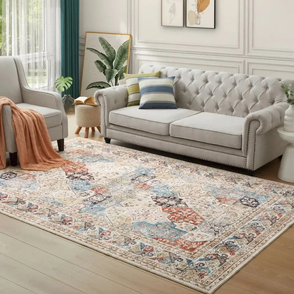 CALIFANO ORIENTAL AREA RUG APPROXIMATELY 120X170CM