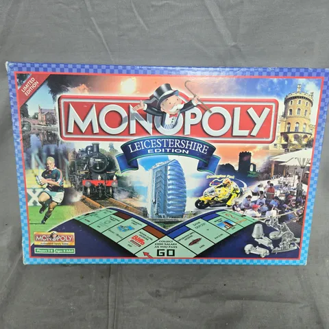 MONOPOLY LEICESTERSHIRE EDITION BOARD GAME – BOXED